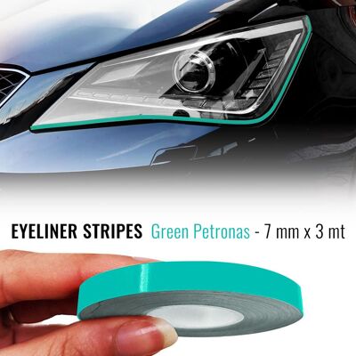 4R QUATTROERRE.IT Stripes Strisce Adesive Eyeliner Per Fari Auto - Colore: Verde Petronas 4R QUATTROERRE.IT Stripes Strisce Adesive Eyeliner Per Fari Auto - Colore: Verde Petronas