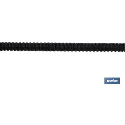 COFAN - Din-975 C-8.8 M-8 - Nero - 1m - Barra filettata COFAN - Din-975 C-8.8 M-8 - Nero - 1m - Barra filettata