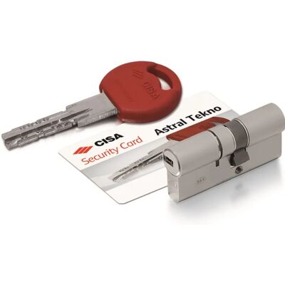 CISA Cilindro Astral Tekno Pro E Tessera Di Proprieta Lunghezza 95 Mm ( A:40 Mm - B:55 Mm ) CISA Cilindro Astral Tekno Pro E Tessera Di Proprieta Lunghezza 95 Mm ( A:40 Mm - B:55 Mm )