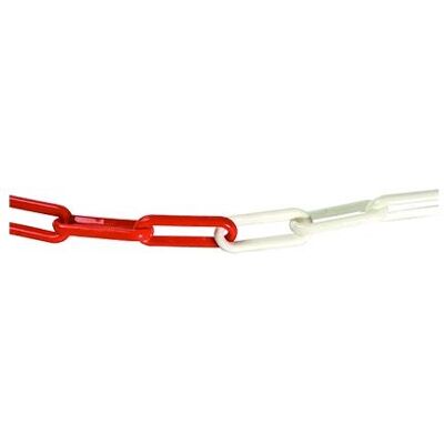 MADE-IN-ITALY Catena Segnaletica Acciaio Bicolore Bobina Mt 30 Bianco/rosso MADE-IN-ITALY Catena Segnaletica Acciaio Bicolore Bobina Mt 30 Bianco/rosso