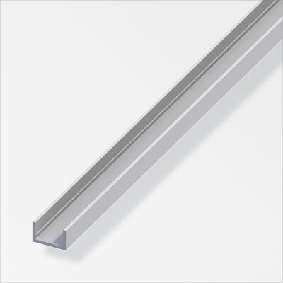 ALFER Profilo A U Aluminium 10x11.5x1.5mm Lunghezza 1m Argento - 01060 ALFER Profilo A U Aluminium 10x11.5x1.5mm Lunghezza 1m Argento - 01060