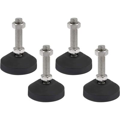 OEM Set Di 4 Piedini Regolabili M10 X 50 Mm - Vite Di Regolazione - Piedino Per Mobili - Portante - Piedini Regolabili - Viti Di Regolazione - Piedini Regolabili - Inclinazione Massima Di 20° (4 Pezzi M10 OEM Set Di 4 Piedini Regolabili M10 X 50 Mm - Vite Di Regolazione - Piedino Per Mobili - Portante - Piedini Regolabili - Viti Di Regolazione - Piedini Regolabili - Inclinazione Massima Di 20° (4 Pezzi M10