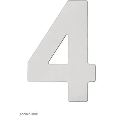 Hafele Numero Civico In Acciaio Inox Numero : 0 Hafele Numero Civico In Acciaio Inox Numero : 0