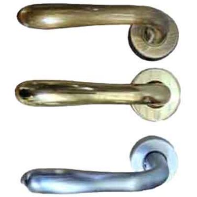 VDS Mezza Maniglia 'amalfi' Con Rosetta Dx - Ottone Lucido VDS Mezza Maniglia 'amalfi' Con Rosetta Dx - Ottone Lucido