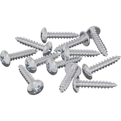 VIDAXL Viti In Legno 12 Pcs Argento M3,5 X 20 Mm Acciaio VIDAXL Viti In Legno 12 Pcs Argento M3,5 X 20 Mm Acciaio