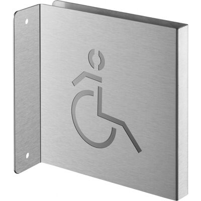 THIRARD Targa Segnaletica <>, Acciaio Inox Spazzolato, 120 X 120 Mm, Con Bordo Ripiegato – THIRARD Targa Segnaletica <>, Acciaio Inox Spazzolato, 120 X 120 Mm, Con Bordo Ripiegato –