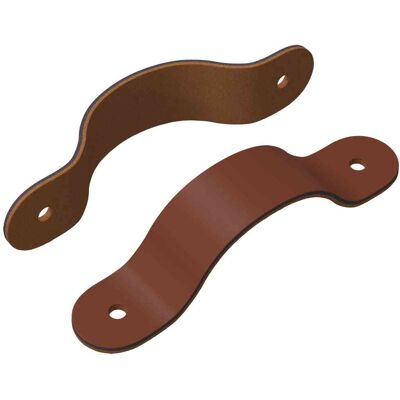 VIDAXL Maniglie Per Armadi 2 Pz Marrone 140 X 25 X 2,3 Mm Pu VIDAXL Maniglie Per Armadi 2 Pz Marrone 140 X 25 X 2,3 Mm Pu