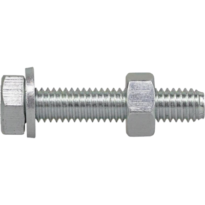UNIFIX Vite Metrica Te M8x40 Con Dado E Rondella Zincata Bianca Sfusa UNIFIX Vite Metrica Te M8x40 Con Dado E Rondella Zincata Bianca Sfusa