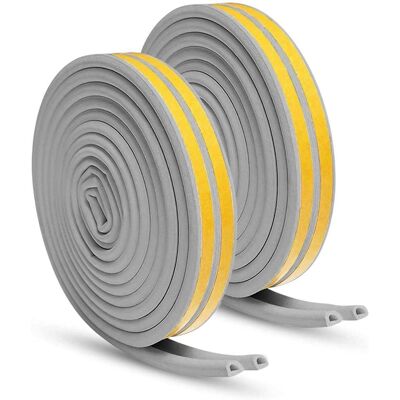 OEM 30 Metri Di Striscia Di Tenuta, Striscia Di Tenuta In Gomma 9 Mm (larghezza) X 6 Mm (altezza), Guarnizione In Gomma Con Profilo D/b Per Porte E Finestre, Impermeabile, Insonorizzazione (grigio) OEM 30 Metri Di Striscia Di Tenuta, Striscia Di Tenuta In Gomma 9 Mm (larghezza) X 6 Mm (altezza), Guarnizione In Gomma Con Profilo D/b Per Porte E Finestre, Impermeabile, Insonorizzazione (grigio)