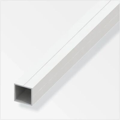 ALFER Tubo Quadrato 15,5x1 Pvc Bianco - 1 Metro. ALFER Tubo Quadrato 15,5x1 Pvc Bianco - 1 Metro.
