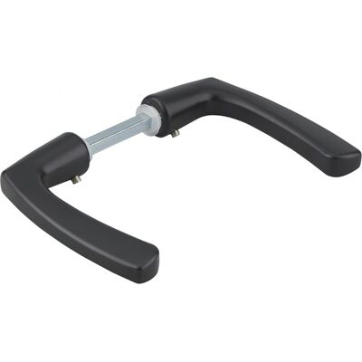 THIRARD Coppia Di Maniglie Per Porta, Quadro 7 X 110 Mm, Un Lato, Nere – THIRARD Coppia Di Maniglie Per Porta, Quadro 7 X 110 Mm, Un Lato, Nere –