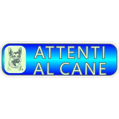 4R QUATTROERRE.IT Targhetta Adesiva 3d Fotoluminescente "attenti Al Cane". 4R QUATTROERRE.IT Targhetta Adesiva 3d Fotoluminescente "attenti Al Cane".