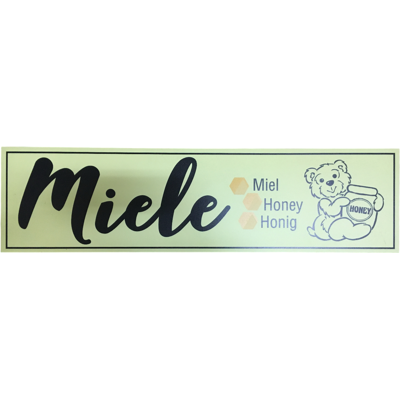 APICOLTURA.COM Insegna Per Vendita Miele Cm 92x25 APICOLTURA.COM Insegna Per Vendita Miele Cm 92x25