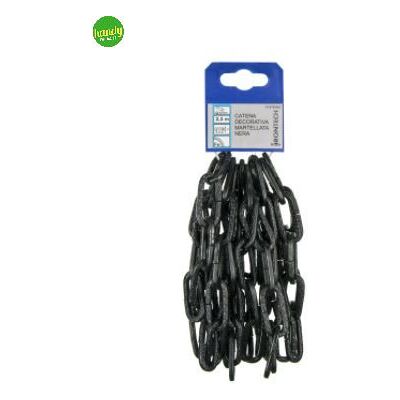 MASIDEF Catena Decorativa Pretagliata Ø 4 Mm. In Acciaio Nero 2,5 Mt. MASIDEF Catena Decorativa Pretagliata Ø 4 Mm. In Acciaio Nero 2,5 Mt.