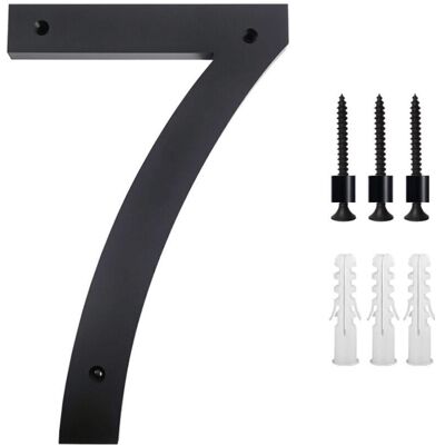 OEM Targa Con Numero Civico Da 25 Cm – Numero Moderno In Lega Di Zinco – Finitura Nero Opaco – Per Porte E Pareti In Legno -crezuo OEM Targa Con Numero Civico Da 25 Cm – Numero Moderno In Lega Di Zinco – Finitura Nero Opaco – Per Porte E Pareti In Legno -crezuo