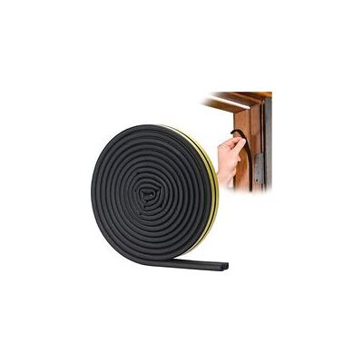 OEM Striscia Sigillante A Profilo A D, Sigillante Ad Alta Adesione Per Porte E Finestre, Isolamento Acustico E Impermeabilizzazione, 6 Metri (nero) - Crezuo OEM Striscia Sigillante A Profilo A D, Sigillante Ad Alta Adesione Per Porte E Finestre, Isolamento Acustico E Impermeabilizzazione, 6 Metri (nero) - Crezuo
