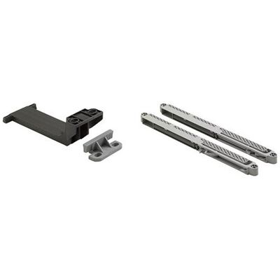 Sistema silenzioso Hettich per porte scorrevoli - Plastica - 20kg max Sistema silenzioso Hettich per porte scorrevoli - Plastica - 20kg max