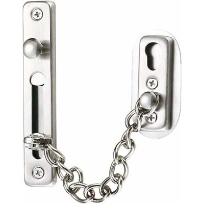 OEM Catena Di Sicurezza, Catena Per Porta In Acciaio Inox 304, Serratura A Catena Con Viti, Per Porte E Finestre Interne Di Hotel Per Famiglie, Finitura Argento Cromato Spazzolato OEM Catena Di Sicurezza, Catena Per Porta In Acciaio Inox 304, Serratura A Catena Con Viti, Per Porte E Finestre Interne Di Hotel Per Famiglie, Finitura Argento Cromato Spazzolato