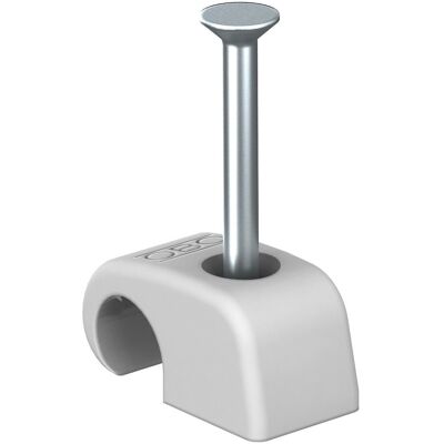 OBO Bettermann Clip Adesiva Confezione Grande 7-12mm, L25 Polipropilene Grigio Chiaro Ral 7035, 2228432 OBO Bettermann Clip Adesiva Confezione Grande 7-12mm, L25 Polipropilene Grigio Chiaro Ral 7035, 2228432