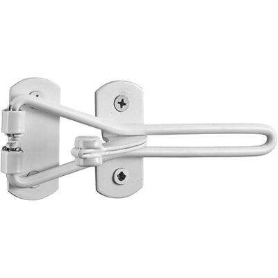 Thirard Limitatore di porta in acciaio - Gancio di sicurezza bianco - 14,8cm Thirard Limitatore di porta in acciaio - Gancio di sicurezza bianco - 14,8cm