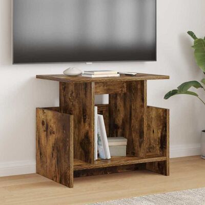 VIDAXL Supporto Tv 50 X 35 X 45 Cm Rovere Fumé Legno Ingegnerizzato VIDAXL Supporto Tv 50 X 35 X 45 Cm Rovere Fumé Legno Ingegnerizzato