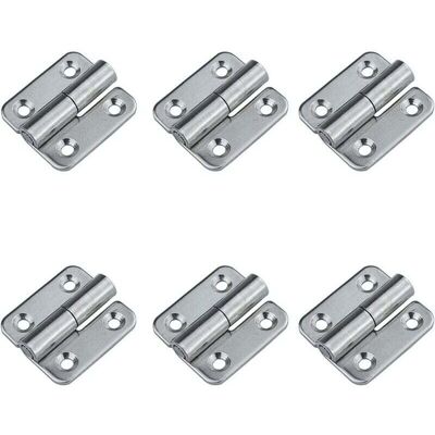TEHTUY (destra) 6 Cerniere Rimovibili, Guarnizioni Scorrevoli Piccole Da 1,5", Cerniere Per Porte Rimovibili In Acciaio Inox 304, Apertura A Sinistra TEHTUY (destra) 6 Cerniere Rimovibili, Guarnizioni Scorrevoli Piccole Da 1,5", Cerniere Per Porte Rimovibili In Acciaio Inox 304, Apertura A Sinistra