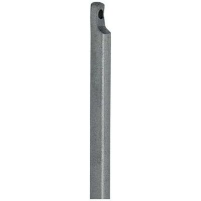 Asta di chiusura Deni 16x2500mm - Zincata, perforazione su un lato Asta di chiusura Deni 16x2500mm - Zincata, perforazione su un lato