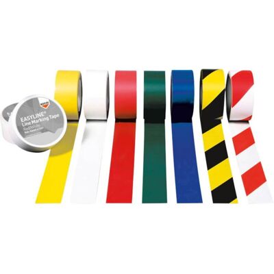 Nastro adesivo segnaletico giallo Rocol - 33m x 50mm - Segnalazione pericolo interno/esterno Nastro adesivo segnaletico giallo Rocol - 33m x 50mm - Segnalazione pericolo interno/esterno