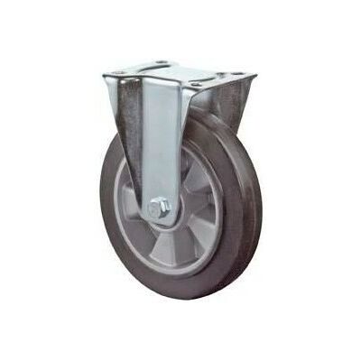 BS Modello LS410.B80.125 - Ruota a staffa con pneumatico elastico BS Modello LS410.B80.125 - Ruota a staffa con pneumatico elastico