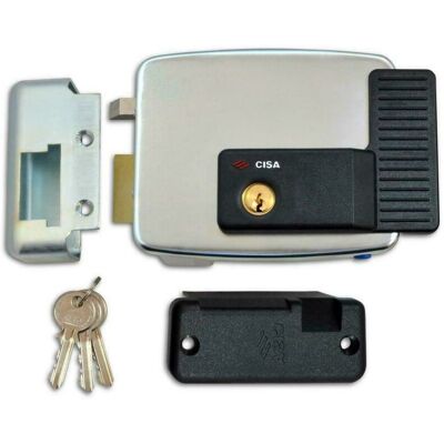 CISA - Elettroserratura Da Applicare A Cilindro Fisso Mm.50 Sinistra CISA - Elettroserratura Da Applicare A Cilindro Fisso Mm.50 Sinistra