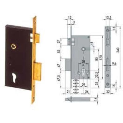 CISA 5c110-35-0 Serratura Infilare Cil Sag Bq F22 - CISA 5c110-35-0 Serratura Infilare Cil Sag Bq F22 -