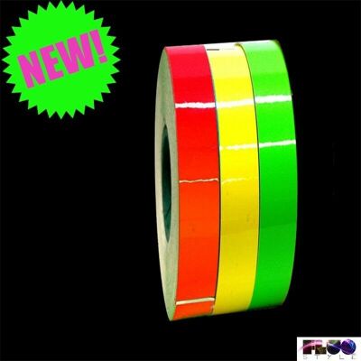 3M - Strisce Adesive Per Cerchi Moto Fluorescenti Colore - Giallo 3M - Strisce Adesive Per Cerchi Moto Fluorescenti Colore - Giallo