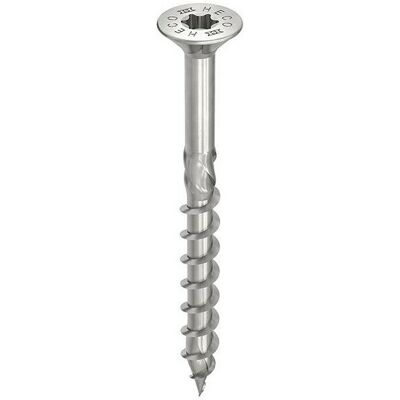 Vite Heco-Topix-Plus 6X50Mm Testa Svasata Rosone Parziale - 200 pz Vite Heco-Topix-Plus 6X50Mm Testa Svasata Rosone Parziale - 200 pz