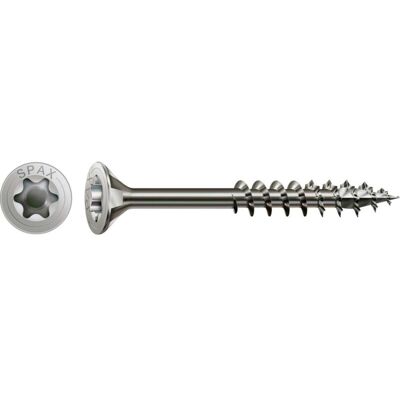 SPAX - Vite Universale Acciaio Inossidabile A2 ,5 X 70 Mm,100 Stk. - Scatola Di Cartone Xl SPAX - Vite Universale Acciaio Inossidabile A2 ,5 X 70 Mm,100 Stk. - Scatola Di Cartone Xl