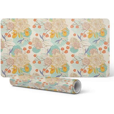 OEM Tappetino Protettivo Da Scrivania Con Stampa Floreale Retrò 120x60 Cm OEM Tappetino Protettivo Da Scrivania Con Stampa Floreale Retrò 120x60 Cm