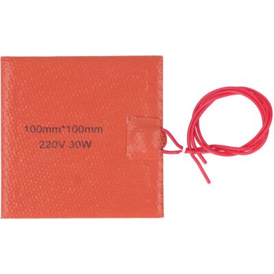 OEM Tappetino Riscaldante Flessibile In Silicone, Temperatura Massima 200 °c, 30 W 220 V, Per Stufe A Cubo. OEM Tappetino Riscaldante Flessibile In Silicone, Temperatura Massima 200 °c, 30 W 220 V, Per Stufe A Cubo.
