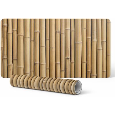 OEM Tappetino Protettivo In Vinile Per Postazione Di Lavoro, Motivo Bambù, 100x50 Cm OEM Tappetino Protettivo In Vinile Per Postazione Di Lavoro, Motivo Bambù, 100x50 Cm