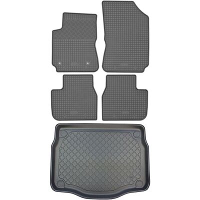 OEM Set Di Tappetini In Gomma Per Auto E Tappetino Per Bagagliaio Per Citroen C4 Cactus I / C4 Cactus Ii Suv (5 Porte) Da Agosto 2014 A Marzo 2018 / Aprile 2018. OEM Set Di Tappetini In Gomma Per Auto E Tappetino Per Bagagliaio Per Citroen C4 Cactus I / C4 Cactus Ii Suv (5 Porte) Da Agosto 2014 A Marzo 2018 / Aprile 2018.