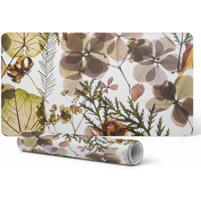 OEM Tappetino Protettivo Per Casa E Ufficio Con Motivo Foglie E Fiori Secchi, 100x50 Cm OEM Tappetino Protettivo Per Casa E Ufficio Con Motivo Foglie E Fiori Secchi, 100x50 Cm
