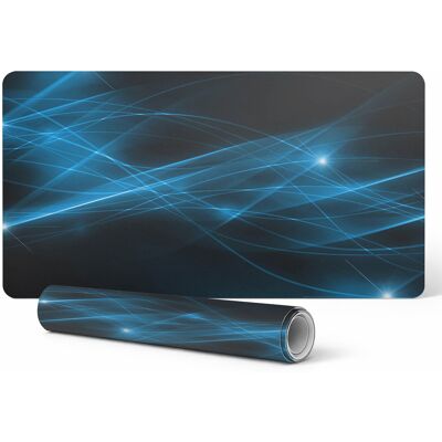 OEM Tappetino Protettivo Per Scrivania, Tastiera E Mouse Con Linee Luminose, 120x60 Cm OEM Tappetino Protettivo Per Scrivania, Tastiera E Mouse Con Linee Luminose, 120x60 Cm
