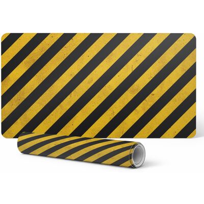OEM Tappetino Per Mouse Protettivo Moderno Con Strisce Diagonali Di Avvertimento, 100x50 Cm OEM Tappetino Per Mouse Protettivo Moderno Con Strisce Diagonali Di Avvertimento, 100x50 Cm