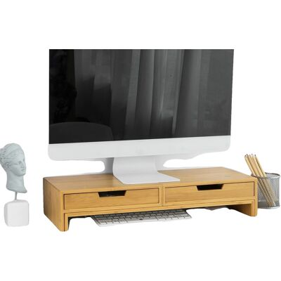 OEM Supporto Per Monitor, Per Doppio Schermo, Regolabile In Altezza. OEM Supporto Per Monitor, Per Doppio Schermo, Regolabile In Altezza.