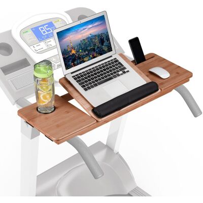 RELAXDAYS Supporto Da Scrivania Per Tapis Roulant, 7 Inclinazioni, Porta Telefono E Bevande, Bambù RELAXDAYS Supporto Da Scrivania Per Tapis Roulant, 7 Inclinazioni, Porta Telefono E Bevande, Bambù