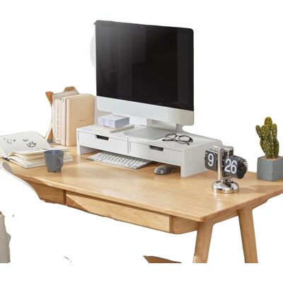OEM Supporto Per Monitor, Per Doppio Schermo, Regolabile In Altezza. OEM Supporto Per Monitor, Per Doppio Schermo, Regolabile In Altezza.