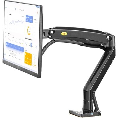 OEM Supporto Per Monitor, Regolazione Completa Del Movimento, Rotazione A 360°, F100a Nero Nuovo OEM Supporto Per Monitor, Regolazione Completa Del Movimento, Rotazione A 360°, F100a Nero Nuovo