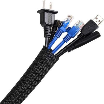 OEM Guaina Per Cavi Da 3 Metri, Guaina Flessibile E Regolabile Per La Gestione Dei Cavi, Organizer Per Cavi In Pet Intrecciato, Copricavo Da Scrivania Per Tv, Pc, Usb, Cavi Audio E Video. OEM Guaina Per Cavi Da 3 Metri, Guaina Flessibile E Regolabile Per La Gestione Dei Cavi, Organizer Per Cavi In Pet Intrecciato, Copricavo Da Scrivania Per Tv, Pc, Usb, Cavi Audio E Video.