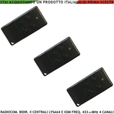 SECURVERA Telecomando 4 Canali Freq. 433,92 Mhz 2 Pezzi Per Inserimento E Disinserimento Totale E Parziale Come Giorno Notte Per Antifurto Lysa Gsm Sydra Sistema Rolling Code Anticollisione Antiannebbiamento SECURVERA Telecomando 4 Canali Freq. 433,92 Mhz 2 Pezzi Per Inserimento E Disinserimento Totale E Parziale Come Giorno Notte Per Antifurto Lysa Gsm Sydra Sistema Rolling Code Anticollisione Antiannebbiamento