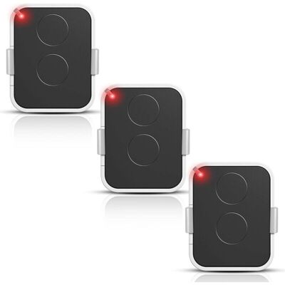 OEM Telecomando Universale Per Cancelli 433,92 Mhz 3 Pezzi Telecomando Inti Era Per On2e, Telecomando Per Cancelli A 2 Canali, Codice Rolling Sicuro, Compatibile Con Ricevitori Automatizzati, Nero/bianco- OEM Telecomando Universale Per Cancelli 433,92 Mhz 3 Pezzi Telecomando Inti Era Per On2e, Telecomando Per Cancelli A 2 Canali, Codice Rolling Sicuro, Compatibile Con Ricevitori Automatizzati, Nero/bianco-