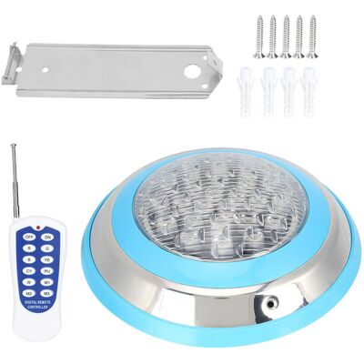 OEM Luci Led Impermeabili, 24w Ac 12v 24 Led Luce Subacquea Con Telecomando Illuminazione Impermeabile Per Piscina, Paesaggio, Giardino, Fontane OEM Luci Led Impermeabili, 24w Ac 12v 24 Led Luce Subacquea Con Telecomando Illuminazione Impermeabile Per Piscina, Paesaggio, Giardino, Fontane