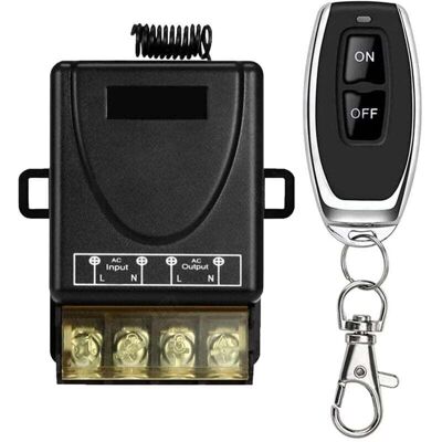 OEM Telecomando Universale Per Cancelli, 433 Mhz, Wireless, Con Interruttore, Relè Ricevitore Ac 220v 230v 30a E 1 Trasmettitore, Radiocomando Per Pompe Dell'acqua, Elettrodomestici E Irrigazione - Crezuo OEM Telecomando Universale Per Cancelli, 433 Mhz, Wireless, Con Interruttore, Relè Ricevitore Ac 220v 230v 30a E 1 Trasmettitore, Radiocomando Per Pompe Dell'acqua, Elettrodomestici E Irrigazione - Crezuo